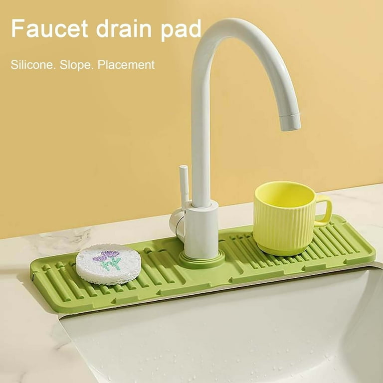 Clearance Faucet Guard Draining Mat Silicone Draining Mat for Kitchen Sink Tidy Splash Faucet Guard Draining Mat Faucet Guard and Draining Mat for Sink Kitchen Sink Splash Guard Walmart