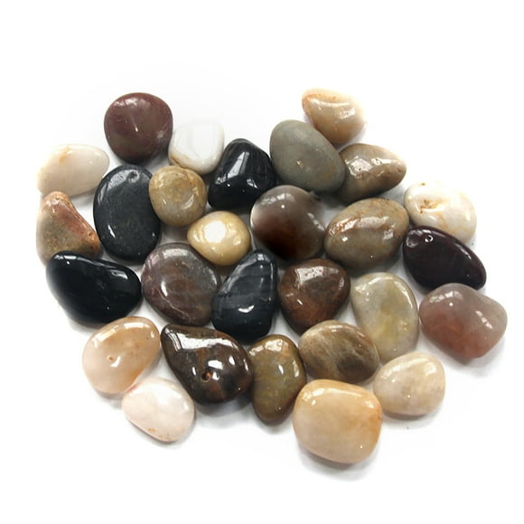 Coofit Fish Tank Stone Natural Multipurpose Pebble Stone Small Pebble Tank Decor Stone