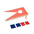 thumbnail image 1 of LOVIVER Sandbag Throw Game Classic Cornhole Set for Boy and Girls Kids Toss Game red, 1 of 8