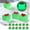 Green, variant on Konghyp 12Pcs Christmas Luminous Mini Gift Box, Micro Ornaments for Holiday Decoration, DIY Transparent Accessories for Gift Packaging, Perfect for Desktops and Windowsills