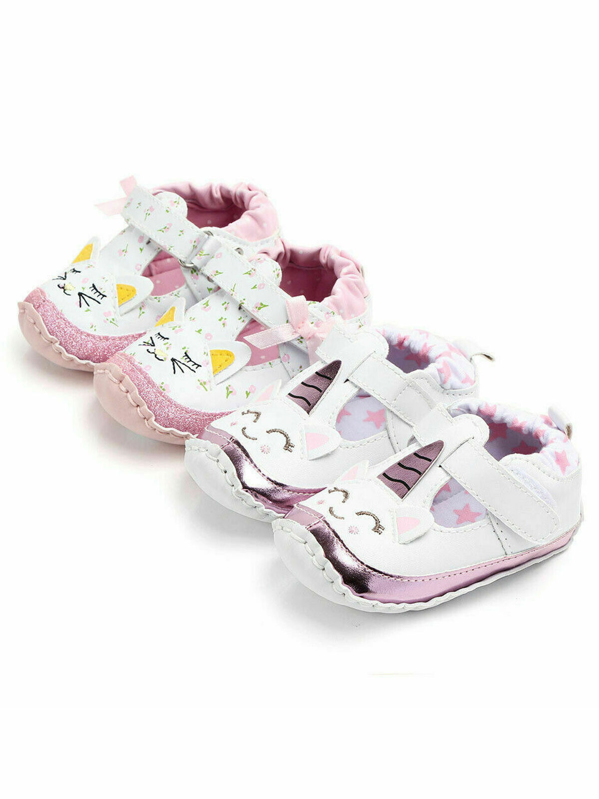 unicorn baby moccasins