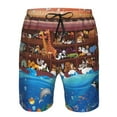 thumbnail image 4 of Naloa Animals On Noah's Ark2 Men's Beach Shorts, Surfing shorts, Swim trunks, Quick Dry Swim Trunks for Surfing Beach Fun - X-Large, 4 of 9