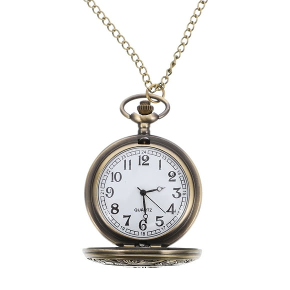 ColoMX Reloj de Bolsillo Mujer Hombre Reloj de Bolsillo Vintage Reloj de Bolsillo Decorativo Colgante