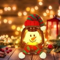 thumbnail image 2 of RKSTN Mini Snowman Lantern With Hat And Scarf D, 2 of 4