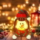 thumbnail image 4 of Mini Linterna Muñeco de Nieve con Sombrero Y Bufanda, 4 of 5