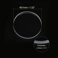 thumbnail image 2 of Uxcell Watch Crystal Lens Glass 31mm Dia. 2.5mm Thick Round Flat High Transmittance Watch Glass Replacement Part, 2 of 6