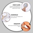 thumbnail image 4 of EeaseCA 4pcs Convenient Makeup Mirrors Handheld Mirrors Girl Rounded Cosmetics Mirrors, 4 of 8