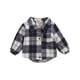 thumbnail image 1 of Gibobby Chamarra niñaNiños Pequeños Bebés Otoño Invierno Camisa Chaqueta A Cuadros Algodón Manga Larga Botón Abajo Niños Abrigo Ropa Outwear(Gris, 18-24 Meses), 1 of 5