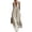 White, variant on JULMCOMO Linen Jumpsuits for Women Lace Trim Halter Deep V Neck Summer Jumpsuits Sleeveless Wide Leg Elegant Comfy Loose Fit Rompers Black XXL