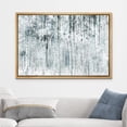 thumbnail image 2 of wall26 Canvas Print Wall Art Industrial Black, White &amp; Teal Tree Forest Nature Wilderness Mixed Media Modern Art Rustic Landscape Relax/Calm for Living Room, Bedroom, Office - 24"x36" N, 2 of 5