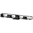 thumbnail image 3 of Nuvo Lighting Jenkins 32 Inch 4 Light LED Vanity Matte Black with Frosted Glass, 3 of 5