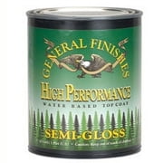 General Finishes High Performance Water Based Topcoat - 1 Pint - Semi-Gloss