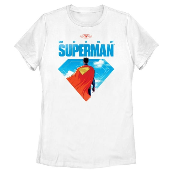 Womens Superman Caped Hero T Shirt