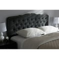 thumbnail image 4 of Baxton Studio Lucy Modern and Contemporary Dark Grey Fabric King Size Headboard,Wholesale Interiors, 4 of 7