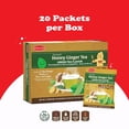 thumbnail image 3 of Pocas Honey Ginger Tea - Instant Tea Powder Packets with Green Tea Extract & Ginger Honey Crystals Tea, Non-GMO/Gluten Free/Caffeine Free Tea, 20 Count (Pack of 1), 3 of 7