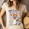 thumbnail image 4 of Honk or Treat Goose T-Shirt | Funny Goose with Bow and Glasses Tee, Navy, Size S, 4 of 6