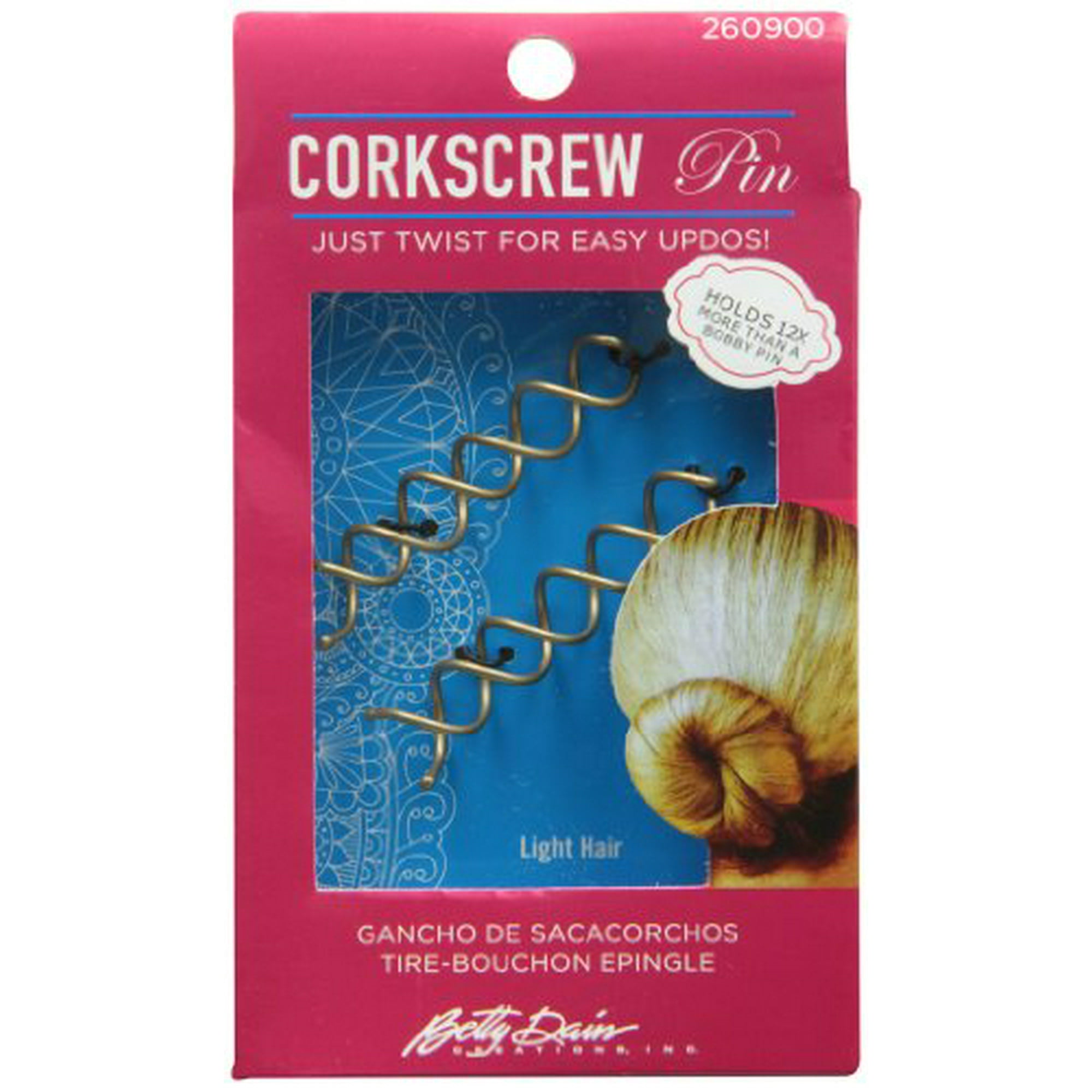 Betty Dain Betty Dain Corkscrew Hair Pin Light Hair Walmart Canada