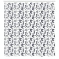 thumbnail image 3 of Ambesonne Seahorse Shower Curtain, Tropical Underwater, 69"Wx75"L, Indigo and White, 3 of 3