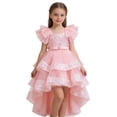 thumbnail image 3 of Shadoumai Toddler Tulle Dress Summer Spaghetti Strap Party Tutu Flower Girl Dresses with Belt 3-8Y, 3 of 8