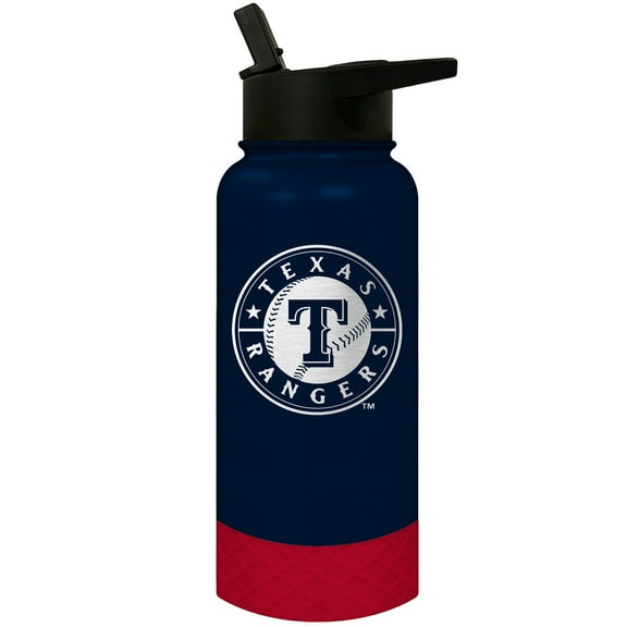 Texas Rangers 32oz. Logo Thirst Hydration Water Bottle