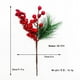 thumbnail image 3 of Bayas rojas de Navidad para decoración de relleno de árbol de Navidad, ramitas de bayas de Navidad, tallos para manualidades, guirnalda, adornos Deco, 3 of 4