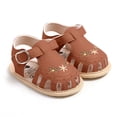 thumbnail image 2 of Dpytoraw Baby Sandals For Infants Soft Sole Breathable Summer Casual Shoes With Floral Embroidery For Boys And Girls 0 18 Months Infant Soft Sole Sandals Size US:6, 2 of 4