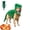 Green, variant on PetDinosaur Costume, Soft Plush T-Rex Skeleton Halloween Costume for Dogs | Cosplay Clothes for Medium & Large Dog