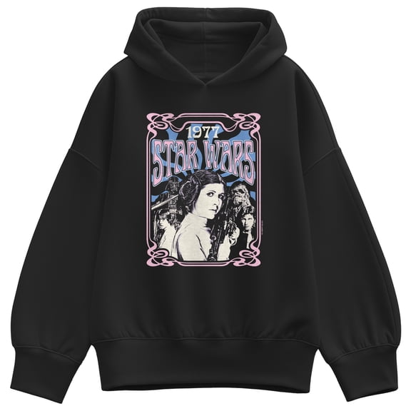 Star Wars - 1977 Poster Oversized Fleece Hoodie Sweatshirt