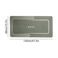 thumbnail image 3 of Dmlowu Long Bathroom Rugs Non Slide Absorbent Stain Resistants Quickly Dry Thin Bath Rugs for Bathroom Floor Bathtub Vanity Bathmat 16x47in, 3 of 6