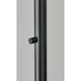 thumbnail image 3 of Adesso Amalfi 75" Black Arc Floor Lamp with Black Dome Shade, 3 of 5