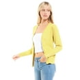 thumbnail image 6 of Made by Olivia Women's Classic Button Down Long Sleeve V-Neck Soft Knit Sweater Cardigan, 6 of 7