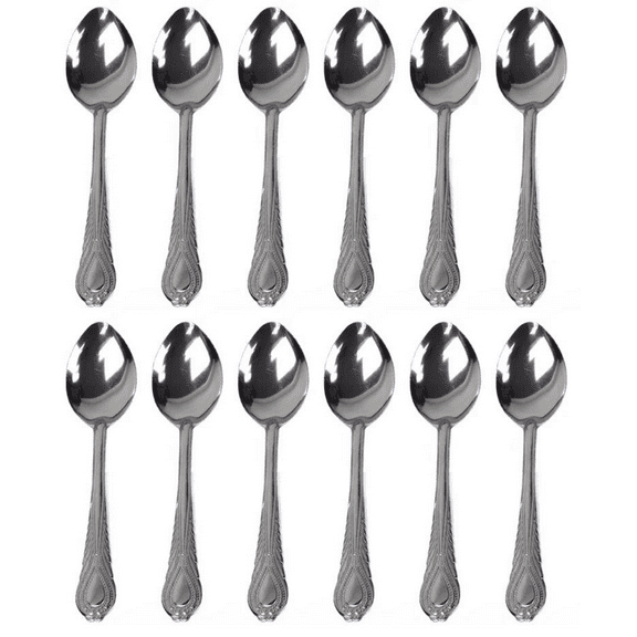 Crystaline Housewares Stainless Steel Spoon 12 pcs.