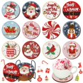 thumbnail image 1 of Kit de arte navideño con diamantes de Drink Coasters Suttmin, 12 piezas, 1 of 7