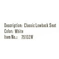thumbnail image 7 of Boat Folding Fishing Seat 75102W | 20 x 18 x 16 Inch White, 7 of 7