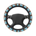 thumbnail image 5 of Cauagu Ice Blue Coastal Lion Print Car Steering Wheel Cover - Universal Car Accessory for Diverse Cars for Steering Wheel with a Diameter of 14.5"-15", 5 of 7