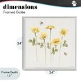thumbnail image 4 of Stupell Industries Cottage Sweet Yellow Honey Flowers White Framed Giclee Art, 24 x 24, by Beth Grove, 4 of 8