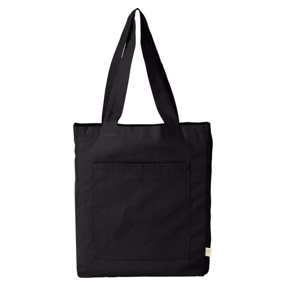 econscious - Unisex Reclaimist Everywhere Tote - EC8205 - BLACK - OS