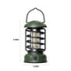 thumbnail image 3 of Farol retro portátil para acampar - USB recargable, luz LED regulable para tienda, lámpara colgante impermeable para exteriores, acampada y emergencias, 3 of 8