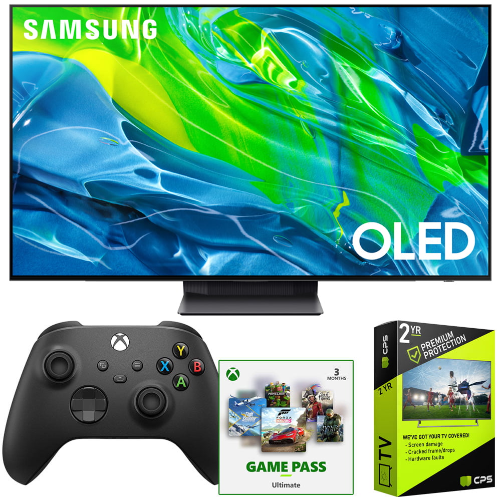 eetpatroon Praktisch Eindig Samsung QN55S95BA 55" 4K Quantum HDR OLED Smart TV (2022) Bundle with Xbox  Controller, 3-Month Xbox Game Pass Ultimate Subscription and 2-Year  Accidental Extended Warranty - Walmart.com