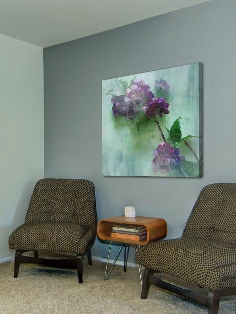 "Purple Sensation 3" Painting Print on Wrapped Canvas