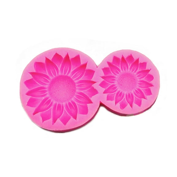 Flower Silicone Mold Sun Flower Shape Mold Car Aromatherapies Plaster Mold Handmade Home Decoration Making Mould