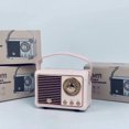 thumbnail image 3 of Bocina Bluetooth Portátil Altavoz retro compatible con Bluetooth Subwoofer clásico Decoración Mini altavoces Likrtyny Para estrenar, 3 of 7