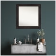 thumbnail image 4 of Amanti Art Custom Framed Wall and Bathroom Mirror (31.75 x 31.75 in.), Furniture Espresso Frame, 4 of 7