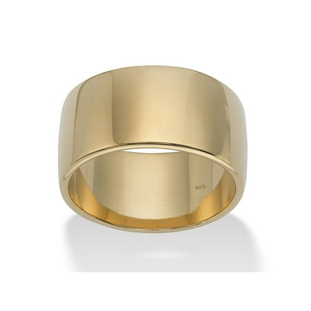 Wedding Band in 18k Gold over .925 Sterling