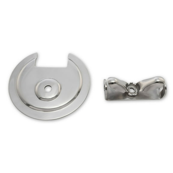 Scott Drake C8TZ-1424-62-SK Spare Tire Retainer Plate & Wing Nut Stainless Steel