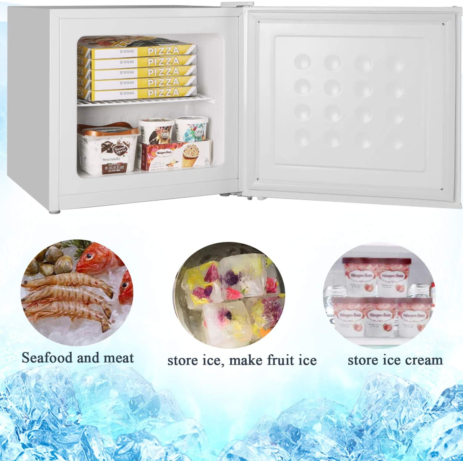 kismile upright freezer