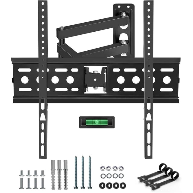 MEEYOGA Soporte para TV de 26-55'' | Base para Pantalla con Brazo Articulado, Inclinable y Giratorio | Soporte para Pantalla VESA hasta 400x400, Carga 20kg | Instalación en Pared Fácil