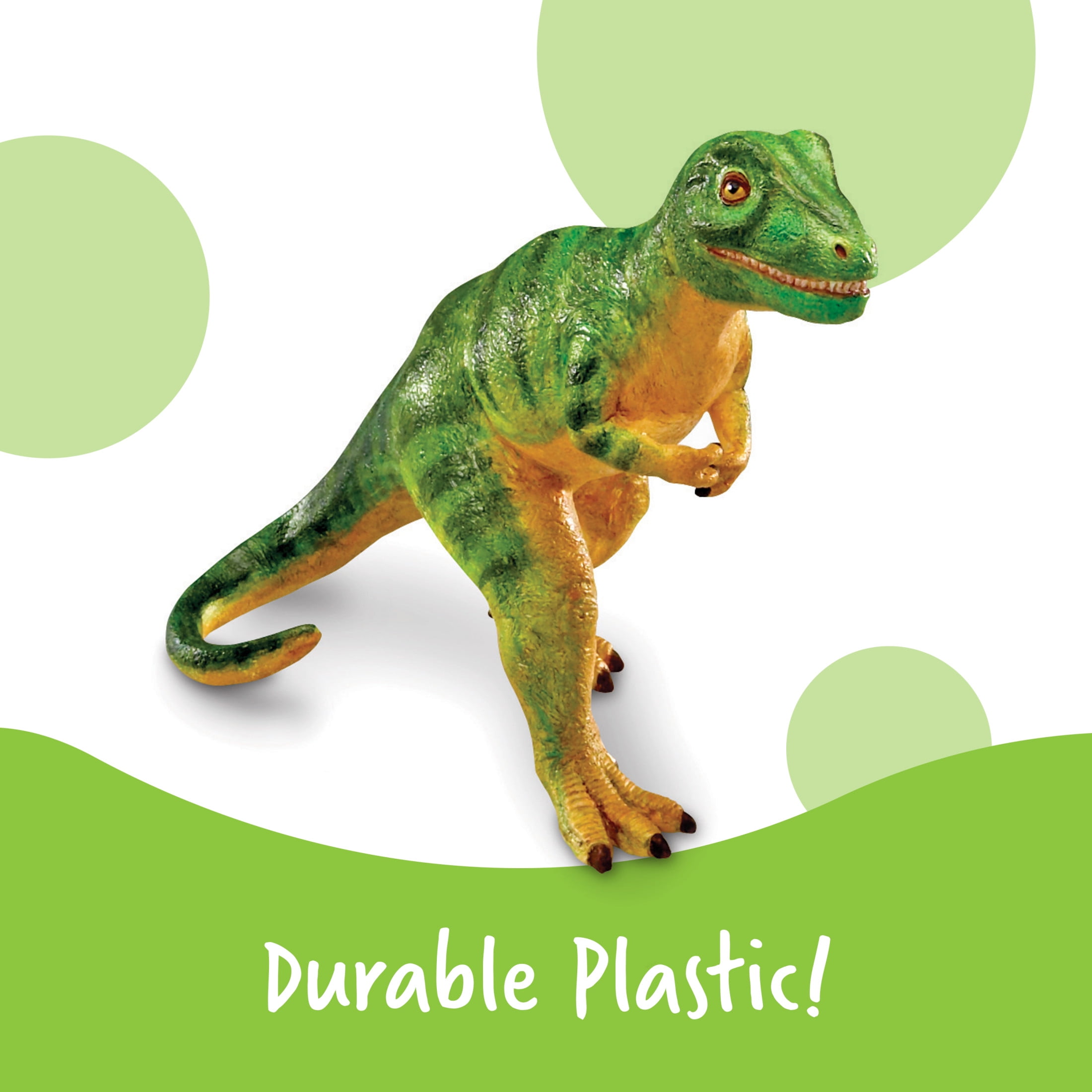 Learning Resources Jumbo Dinosaurs Set 1, Toddler Outdoor Toys, Animal Figurines, Ages 3+