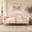 Pink, variant on MODERNLUXE Twin Size Upholstered Daybed, Modern Sofa Bed with Metal Legs,Headboard and Armrest,No Box Spring Needed, Green