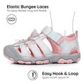 thumbnail image 5 of Blikcon Girls Sandals Closed Toe Soft Sole Summer Shoes Outdoor (Toddler/Little Kid), 5 of 7